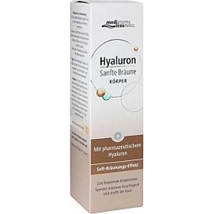 Dr. Theiss Naturwaren HYALURON SANFTE Bräune Körperpflege Creme Selbstbräuner 200 ml