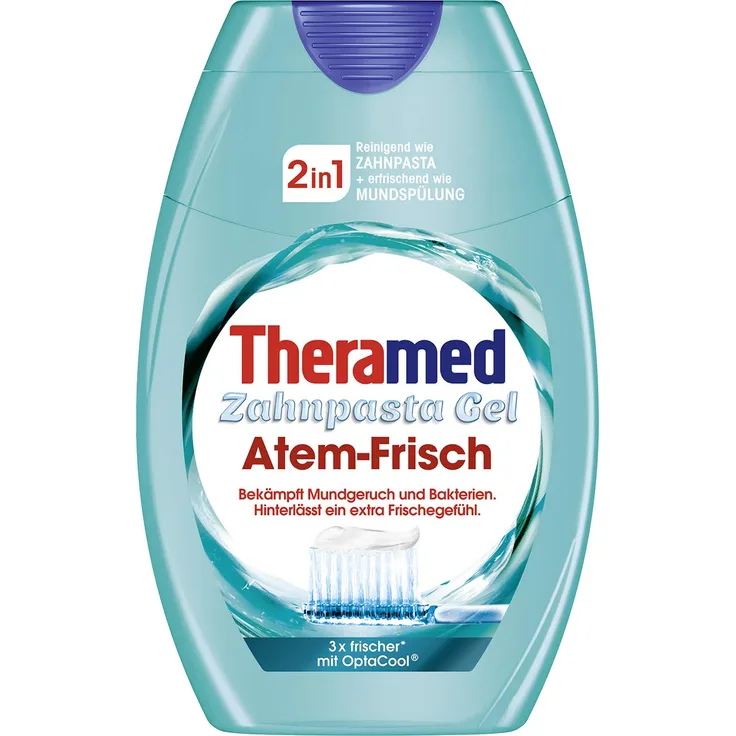 Theramed 2in1 Atem-Frisch Optacool 75 ml, für saubere Zähne & frischen Atem