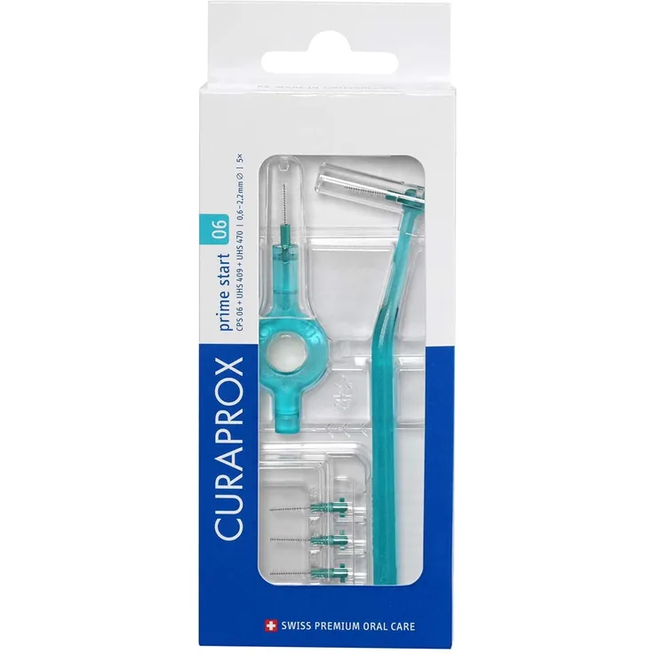 Curaprox Interdental Set CPS 06 mm türkis 5+2 St 1 P