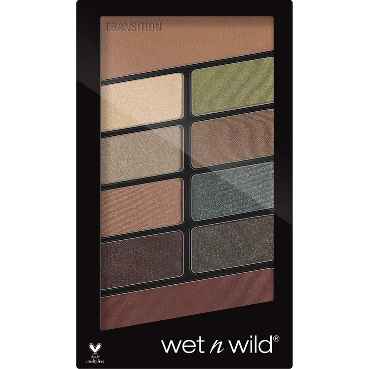 Wet 'N' Wild Augen Make-up Lidschatten Palette Make-up 10 hochpigmentierte Farben - Mix aus Schimmer + Matt in einer Lidschattenpalette 21,8 g – Bild 1