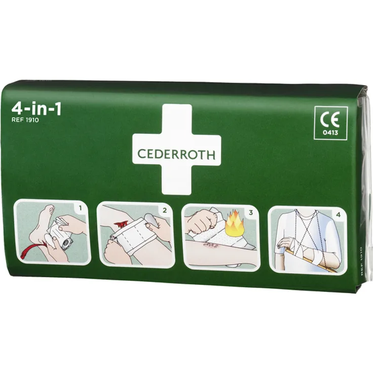 Cederroth Verbandpäckchen Blutstiller 4-in-1