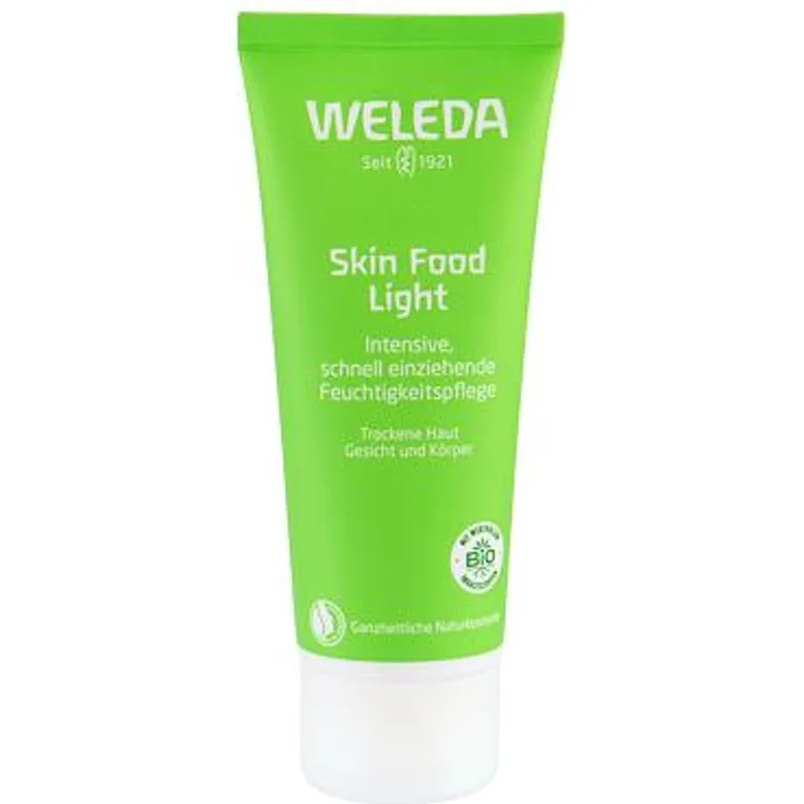 Weleda Skin Food Light Leichte Feuchtigkeitscreme Für Trockene Haut 75 ml Tagespflege, für Damen und Herren