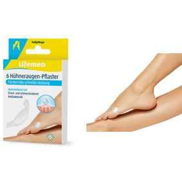 Lifemed Hühneraugen-Pflaster, transparent, 6er
