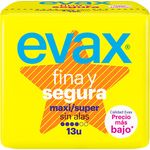 Evax fina & segura compresas maxi 13 Stück Damenbinden