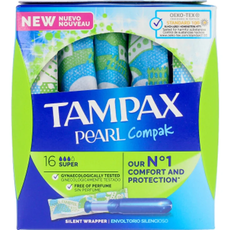 Tampax Pearl Compak super 16 Stück Tampons