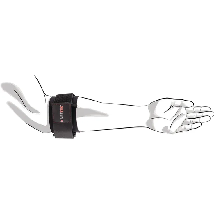 KNEETEK Unterarmbandage Größe L-XL links schwarz