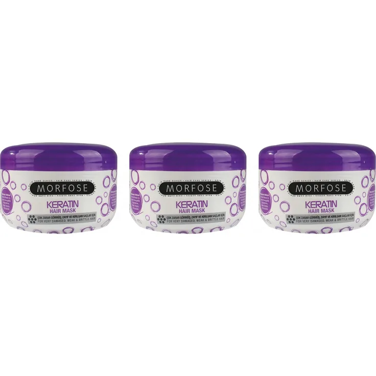 Morfose Keratin Haar Maske Keratin 3 x 500 ml