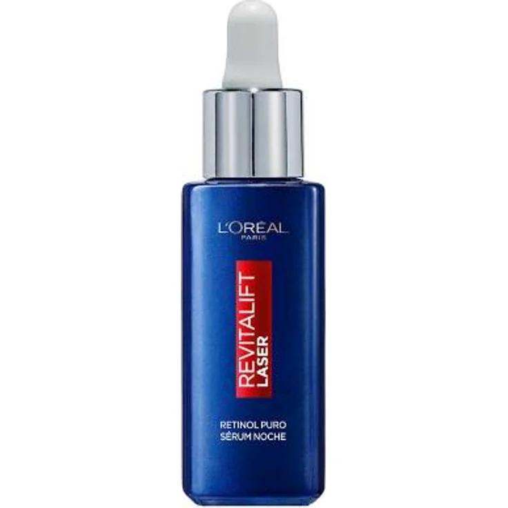 L'Oréal REVITALIFT LASER RETINOL PURO Serum noche 30 ml mit liftender Wirkung für reife Haut