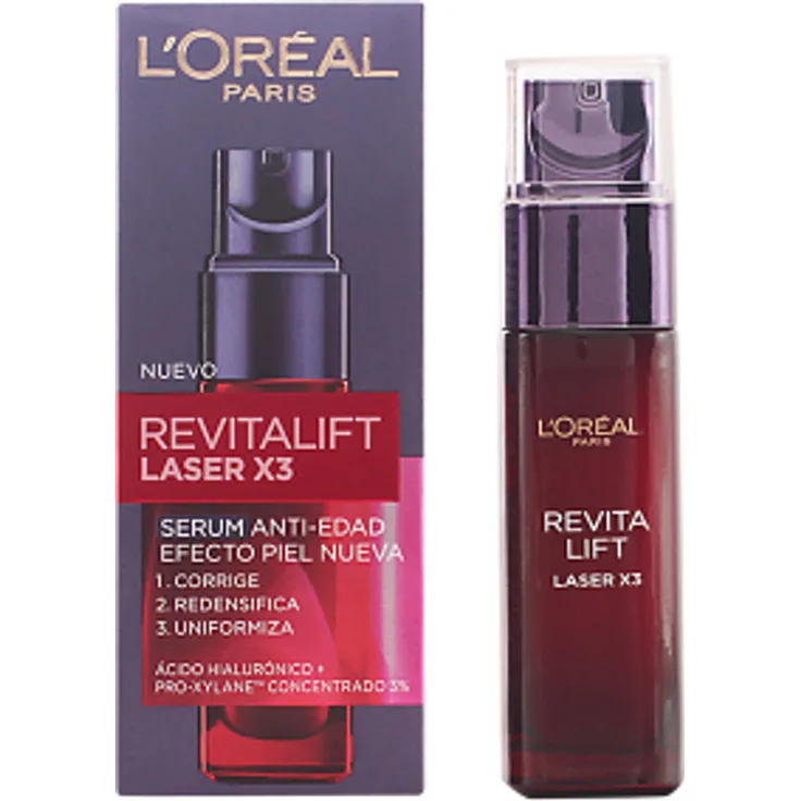 L'Oréal Revitalift Laser x3 Serum 30 ml, mit pflegender Wirkung 