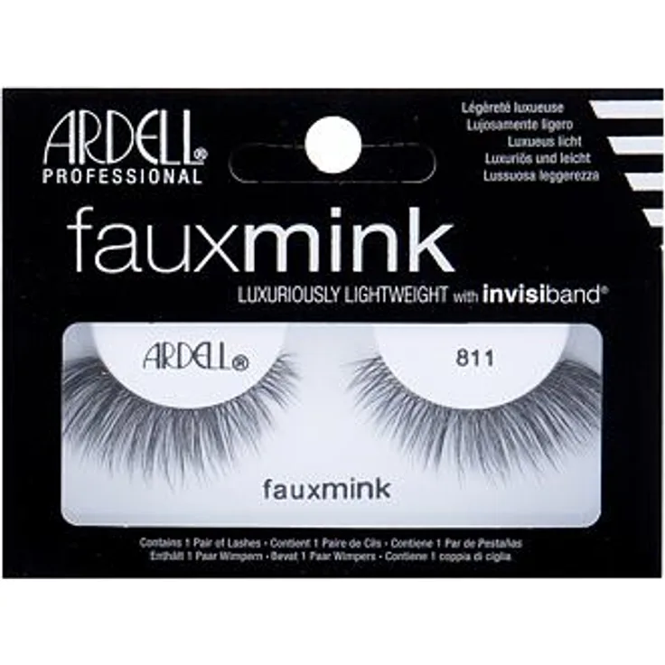 Ardell Faux Mink 811 Falsche Wimpern 1 St. Farbton Black