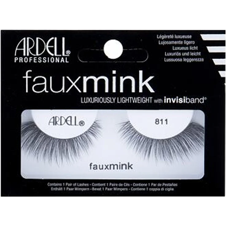 Ardell Faux Mink 811 Falsche Wimpern 1 St. Farbton Black
