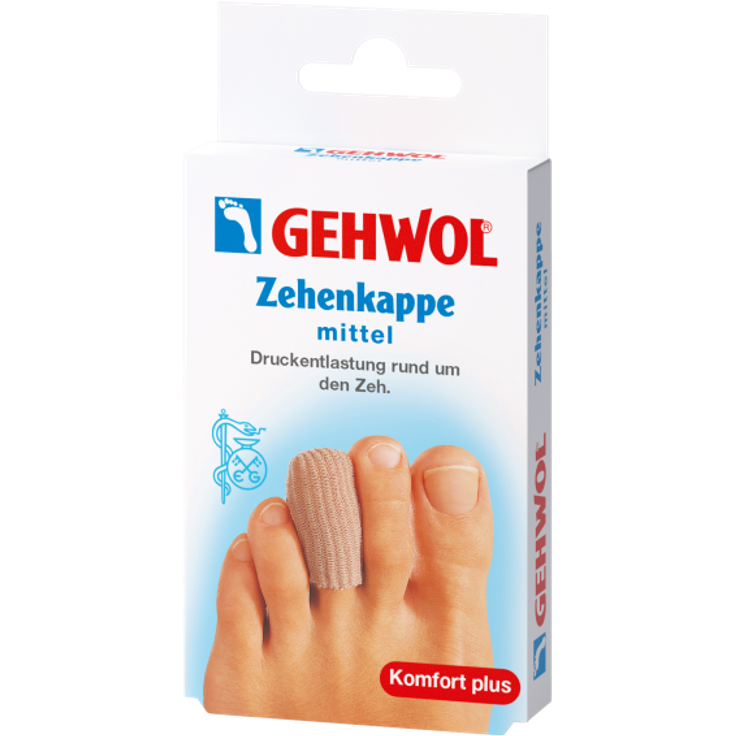 Gehwol Zehenkappe mittel textilverstärkt, 2 Stück