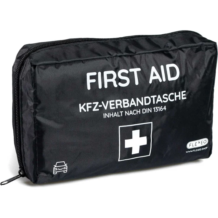 Flexeo KFZ Verbandtasche inkl. Füllung nach DIN 13164 – Bild 1