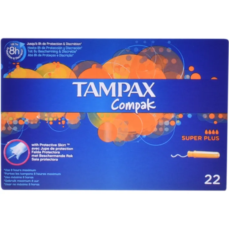 Tampax Compak super plus 22 Stück Tampons