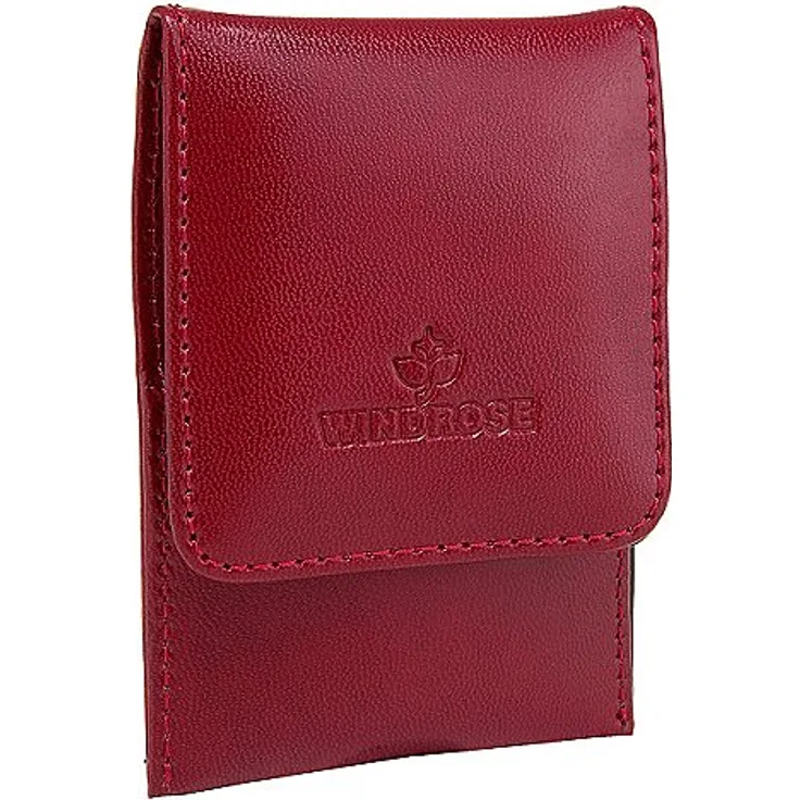 Windrose Merino Taschenmanicure - rot, zur Pflege von Finger- und Fußnägeln