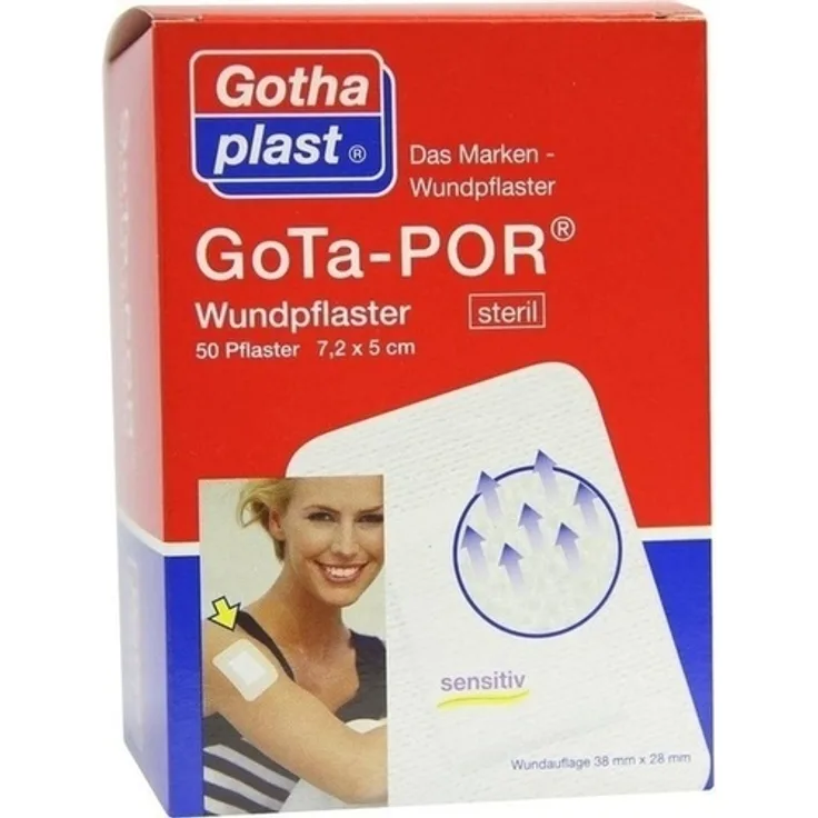 Gothaplast Gota-Por Wundpflaster 5x7,2 cm steril 50 St.