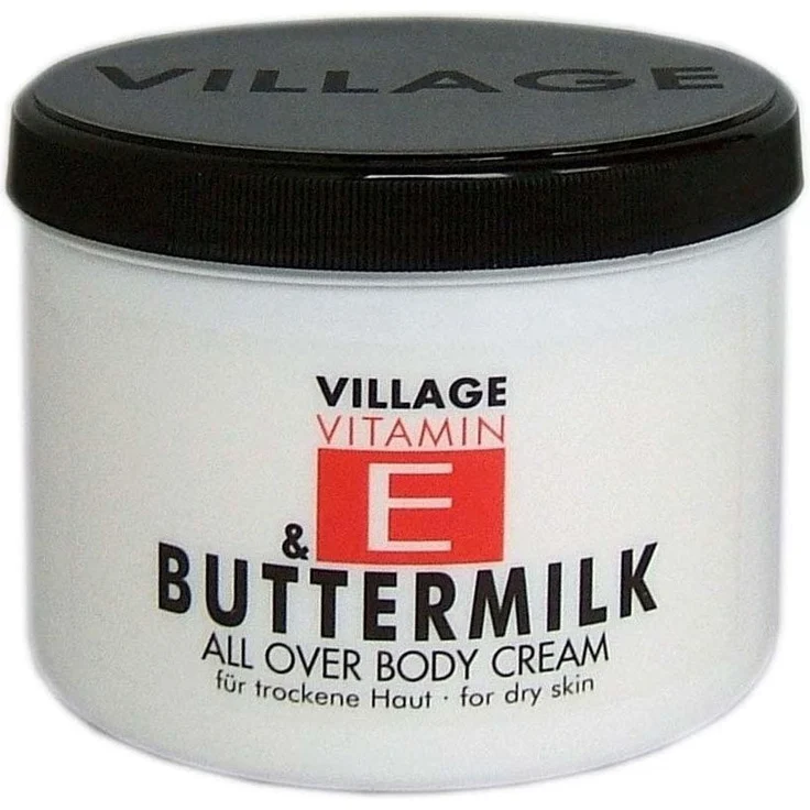 Village Vitamin E Körpercreme Buttermilk 500 ml  – Bild 1