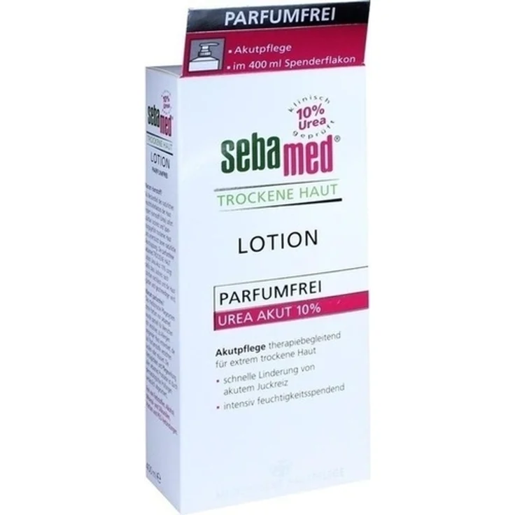 Sebamed Trockene Haut Parfümfrei Lotion Urea 10% 400 ml  – Bild 1