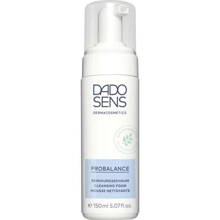 Dado Sens Probalance Reinigungsschaum 150 ml, für sensible Haut geeignet, mit Süßholzwurzel, Aloe vera und Tiefenquellwasser