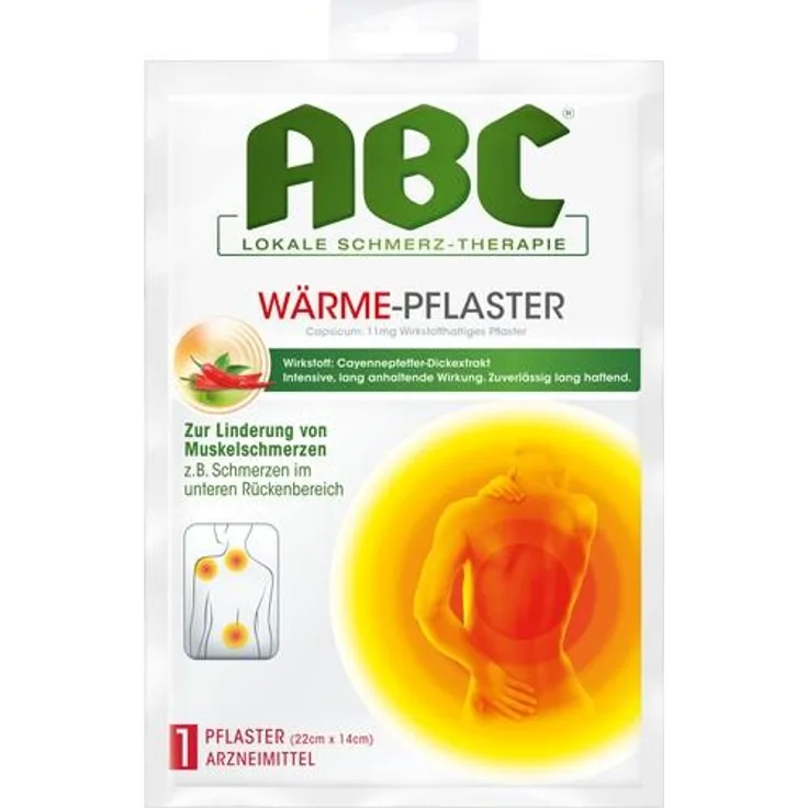 Beiersdorf ABC Wärme-Pflaster Capsicum Hansaplast med 14x22 1 St.