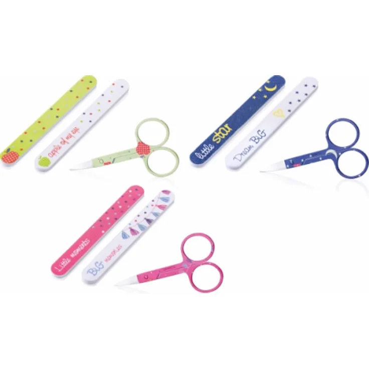 N#by Little Moments Maniküre Set Comfort 2x Feile - 1x Nagelschere