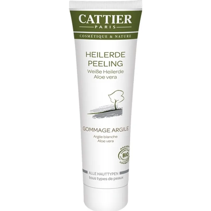 Cattier Peeling Weiße Heilerde 100 ml, für Damen und Herren