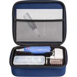 Promed Ultra Pro S elektrisches Maniküre/Pediküre-Set mit 11 Aufsätzen, 30 Sandpapier-Kappen inklusive Aufbewahrungstasche, Elektrische Nagelfeile, Nagelfräser, 13.000 U/min