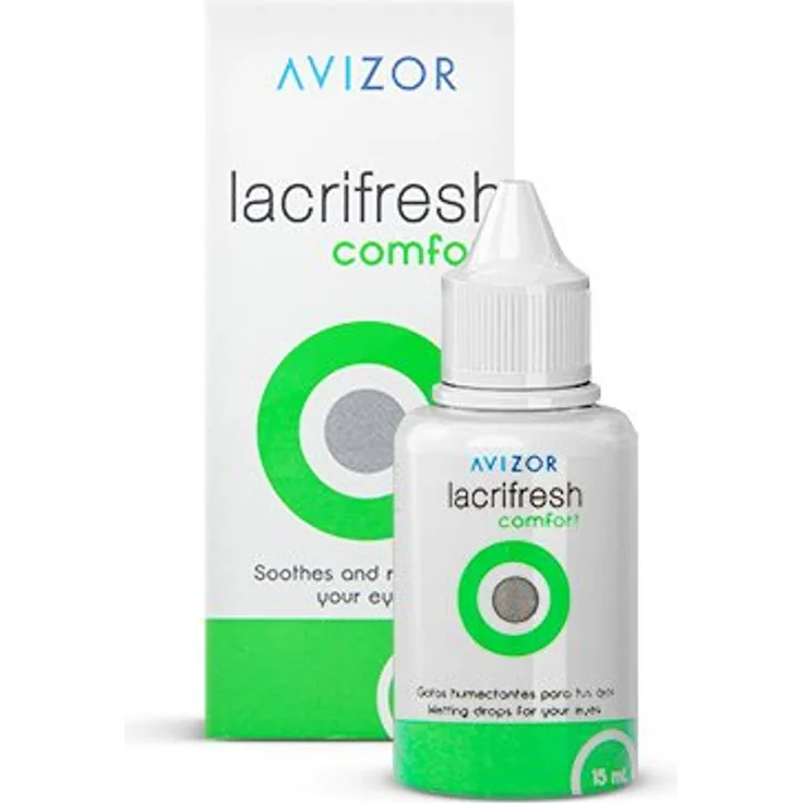 Avizor Lacrifresh Comfort 15ml All-in-One-Lösung zur Reinigung, Desinfektion & Aufbewahrung