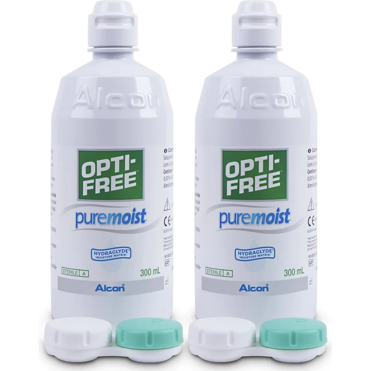 Opti-Free PureMoist Pflegemittel, Vorratspackung 600 ml – Bild 1