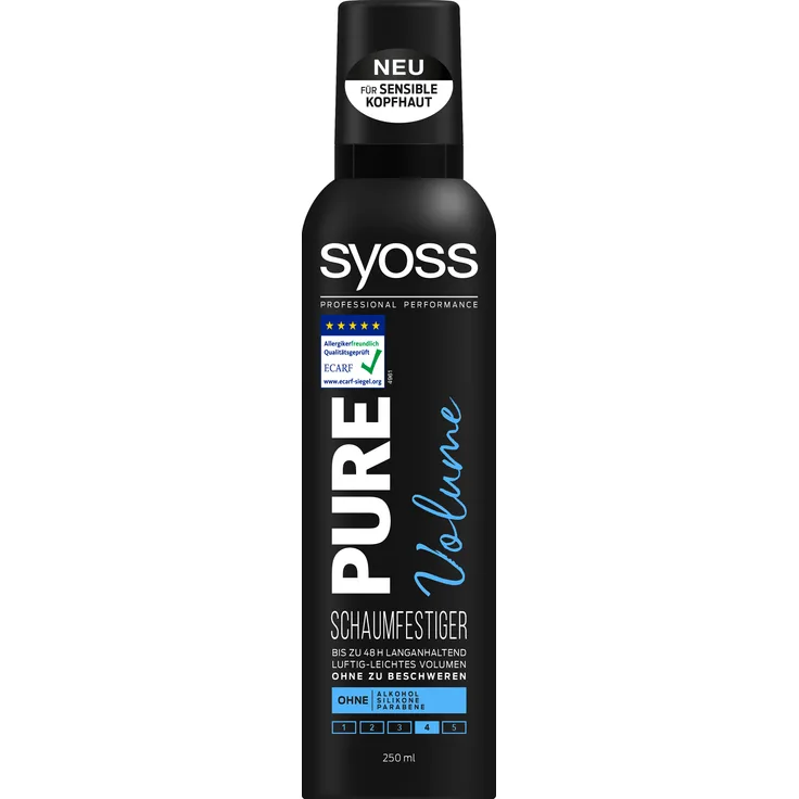 Syoss Schaumfestiger Pure Hold, 1er Pack (1 x 250 ml)