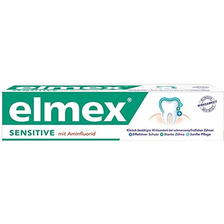 Elmex Sensitive 6 x 75 ml, für die tägliche Zahnreinigung