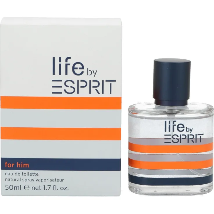 Esprit Life for Him Eau de Toilette (EdT) Herrenduft 50 ml Duftfamilie: holzig, zitrisch
