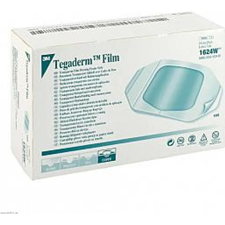 3M Medica Tegaderm 3M Film 6x7 cm 1624w, 100 Stück