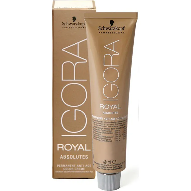 Schwarzkopf Igora Royal Absolutes Farbe 60 ml 9/140 Extra Hellblond Cendre Beige Natur