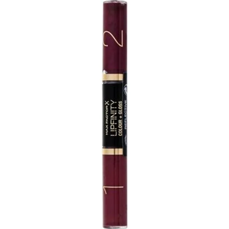 Max Factor Lipfinity Colour + Gloss Langanhaltender Lippenstift und Lipgloss 2in1 2x3 ml Farbton 550 Reflective Ruby