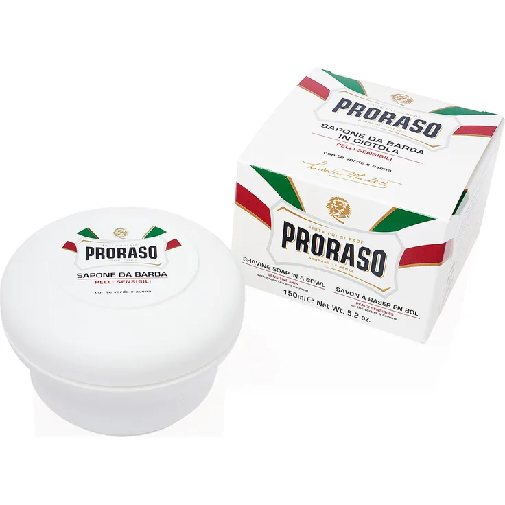 Proraso Sapone da Barba Sensitive Skin Rasierseife, auch für empfindliche Haut geeignet 150 ml