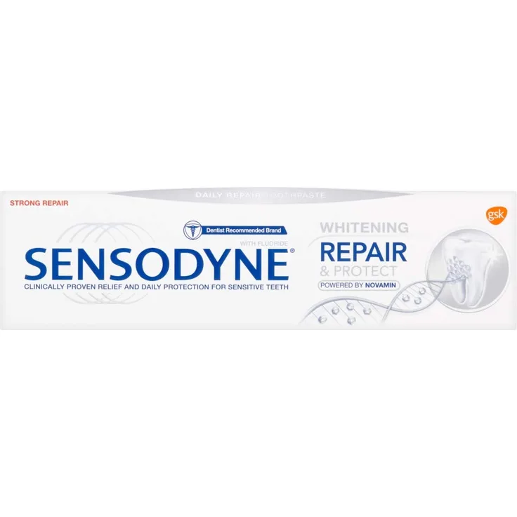 Sensodyne Sensitive Repair and Protect Toothpaste 75 ml, für saubere Zähne & frischen Atem