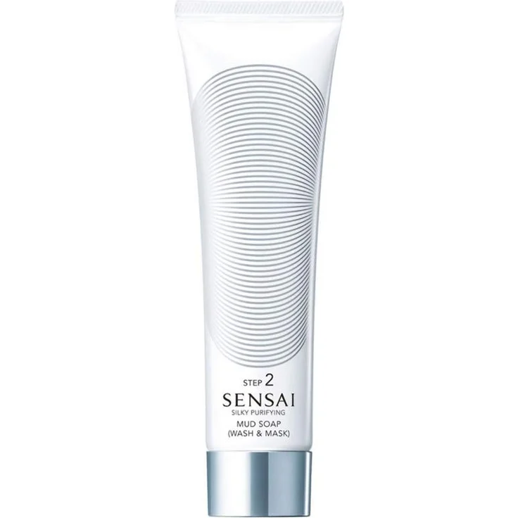 Sensai Silky Purifying Mud Soap Reinigungsschaum Step 2 125 ml, für Damen und Herren 