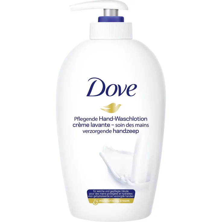 Dove Pflegende Hand-Waschlotion für trockene Hände Pumpspender mit ? Feuchtigkeitscreme 6er Pack 6 x 250 ml für Trockene Haut geeignet