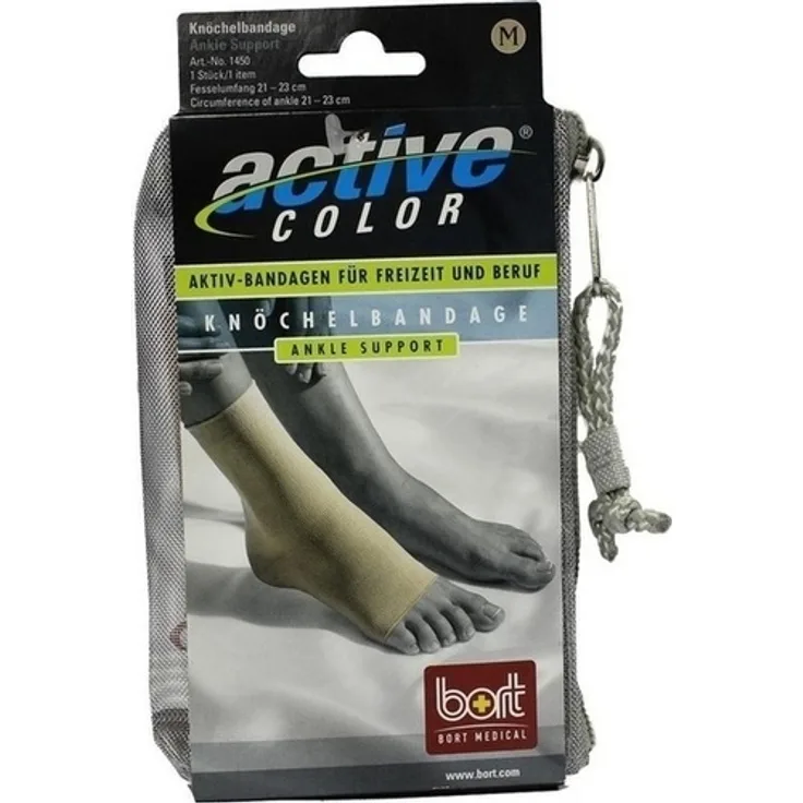 Bort ActiveColor Knöchelbandage M haut 1 Stück