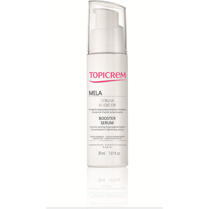 Topicrem Serum Face Care Mela Booster Serum 30 ml, mit pflegender Wirkung 