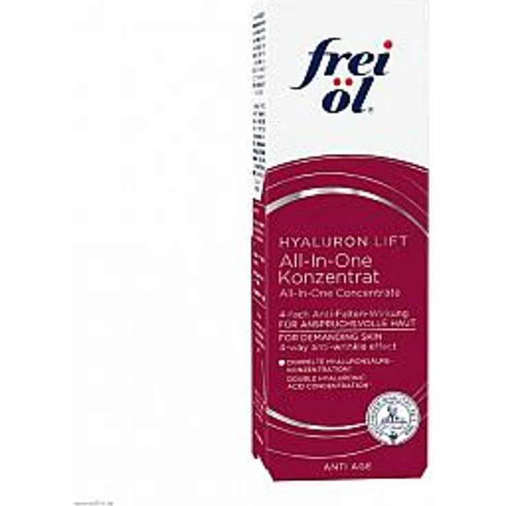Frei Öl Tages- Und Nachtpflege frei Öl ANTI-AGE HYALURON LIFT All-in-One-Konzentrat Gesichtscreme 30 ml mit hautverjüngernder Wirkung – Bild 1