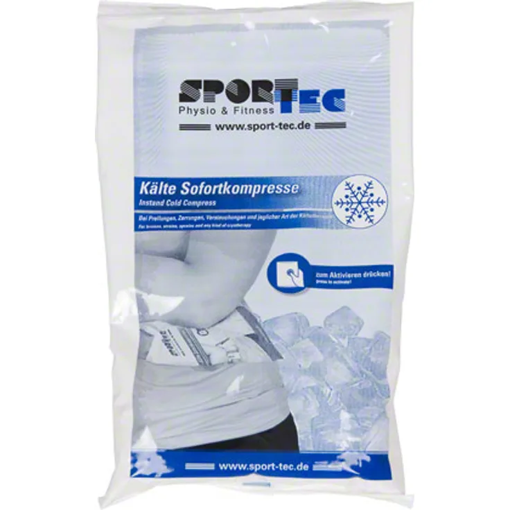 Sport-Tec Sport-Tec Kälte Sofortkompresse, Einmal Kühlkompressen, Eiskompresse, 13,5x22 cm, 280 g