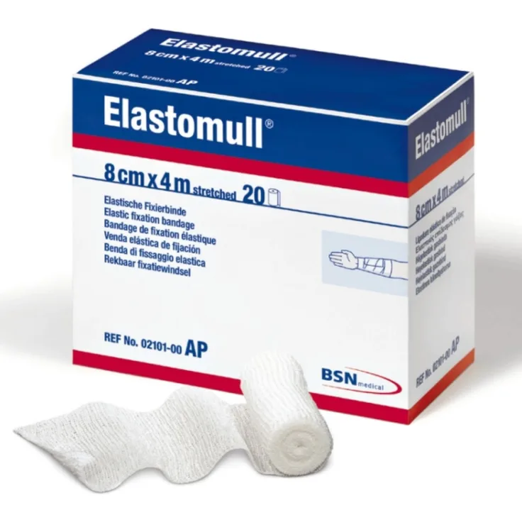 BSN medical Elastomull 4m x 6 cm elastische Fixierbinde 2100 20 Stück