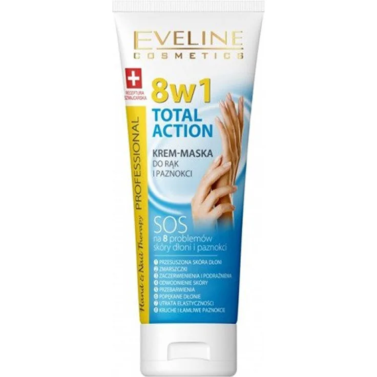 Eveline 8 In 1 Creme Maske Für Hände Und Nägel 75 ml