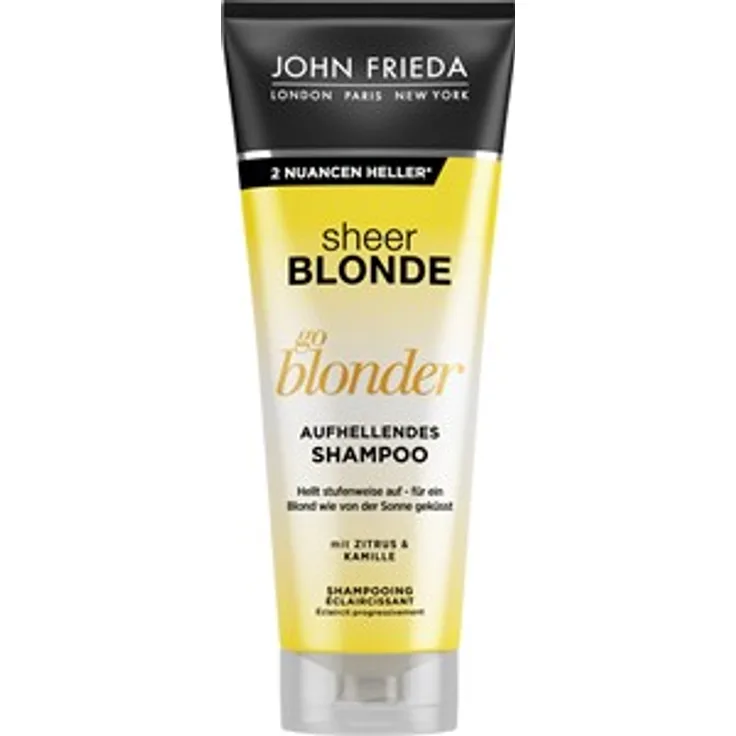 John Frieda Haarpflege Sheer Blonde go Blonder Aufhellendes Shampoo 250 ml