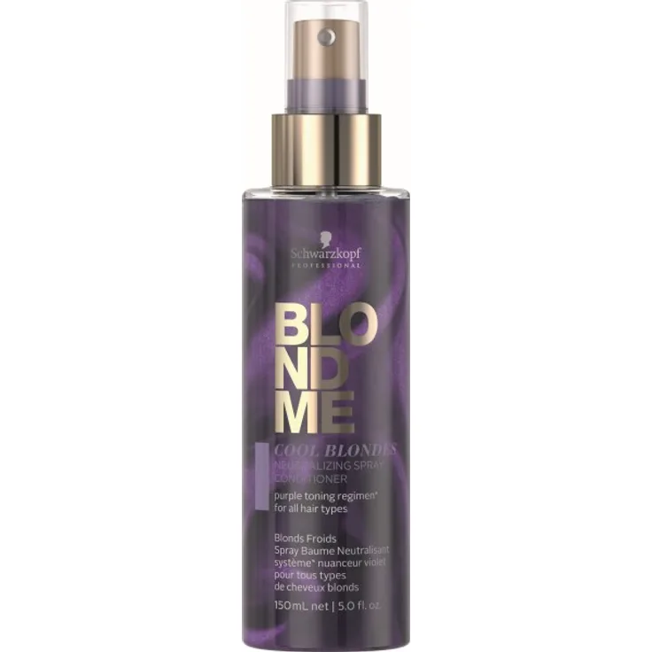 Schwarzkopf Blondme Cool Blondes Neutralizing Spray Conditioner 150 ml