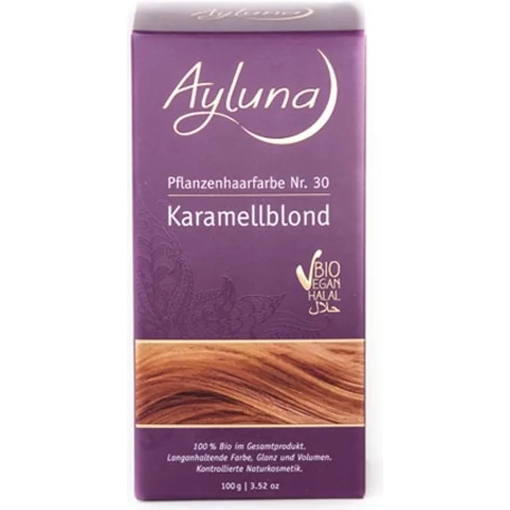 Ayluna Pflanzenhaarfarbe Karamellblond 100 g