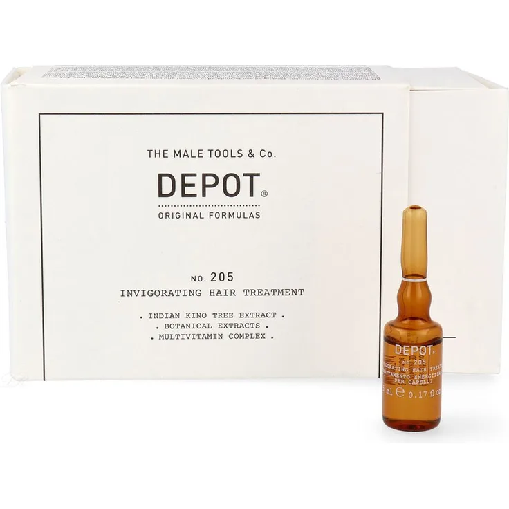 Depot Depot No.205 Invigorating Hair Treatment Ampullen 10 x 5 ml