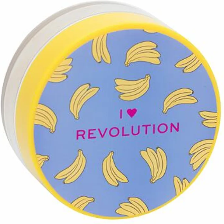 Makeup Revolution London I Heart Revolution Loose Baking Powder Feiner Puder zum Fixieren und Mattieren des Make-ups 22 g Farbton Banana